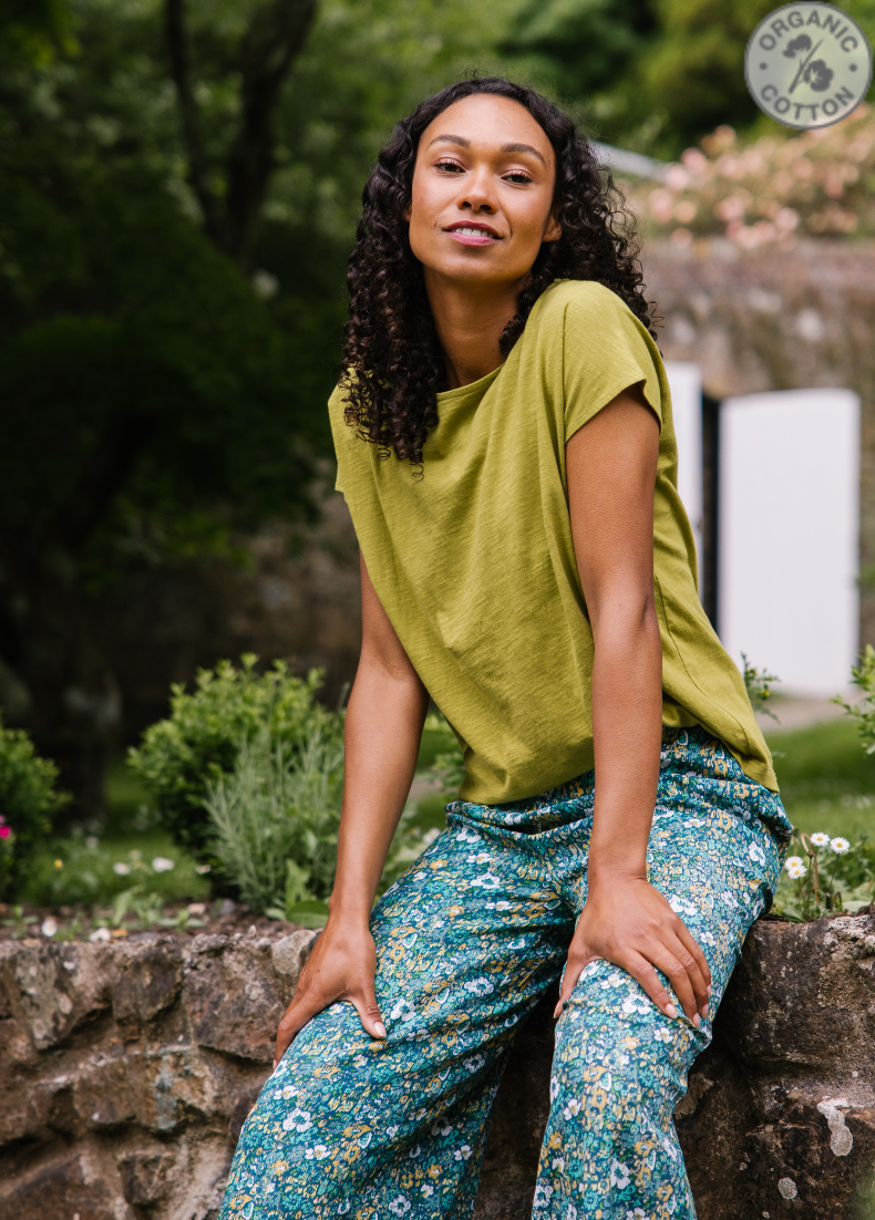 Nomads GOTS Organic cotton tee in lotus