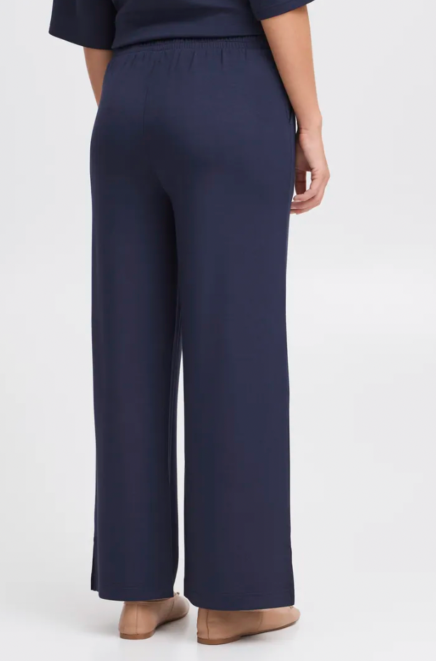 Fransa Aurora comfy trousers in navy