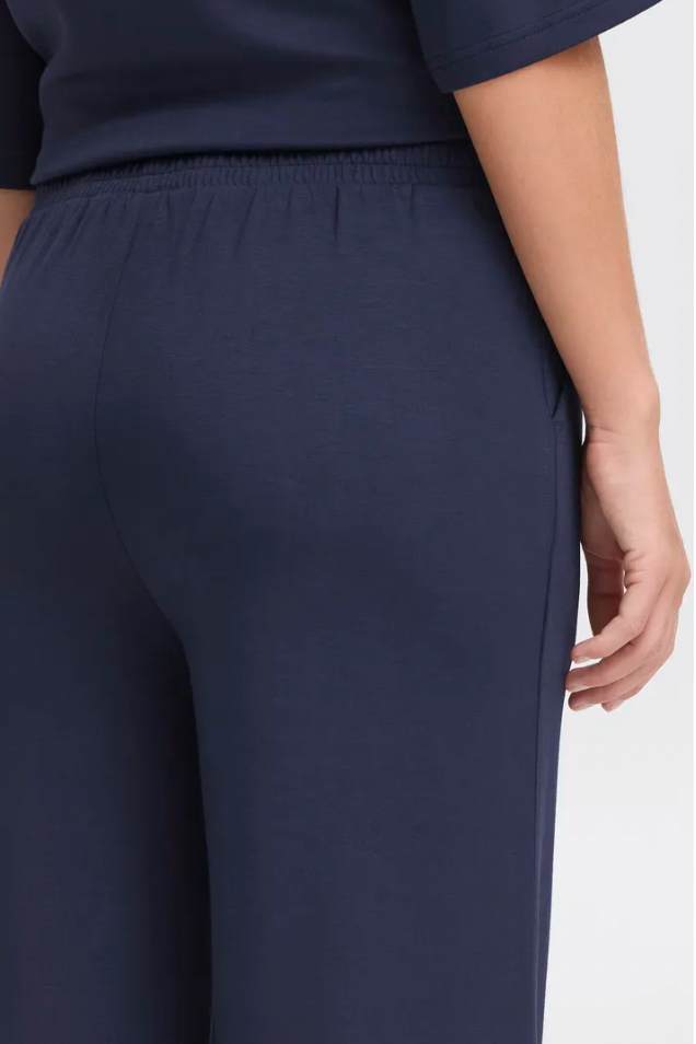 Fransa Aurora comfy trousers in navy