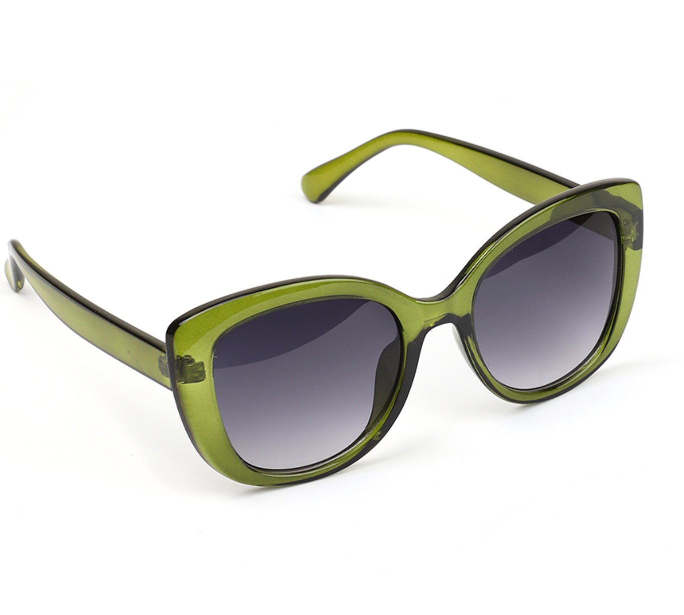 POM Recycled material sunglasses in olive green