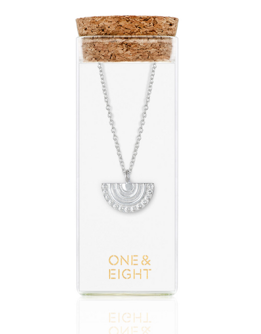 One & Eight Delphi silver necklace