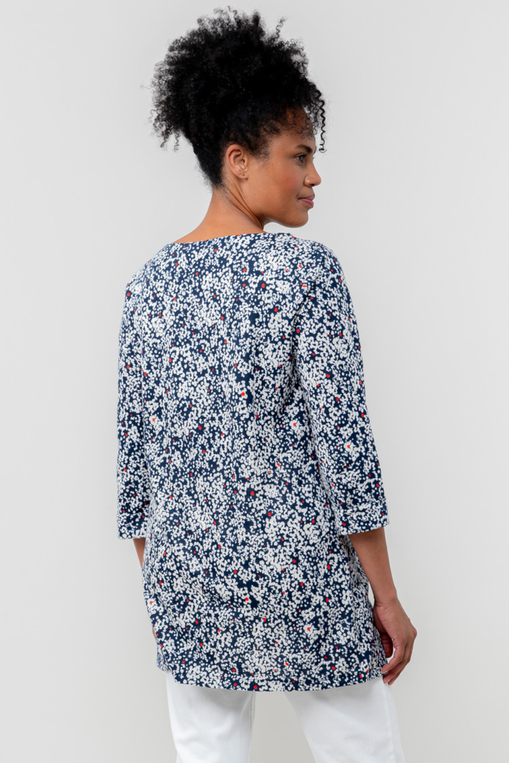 Lily & Me Coastal tunic in navy