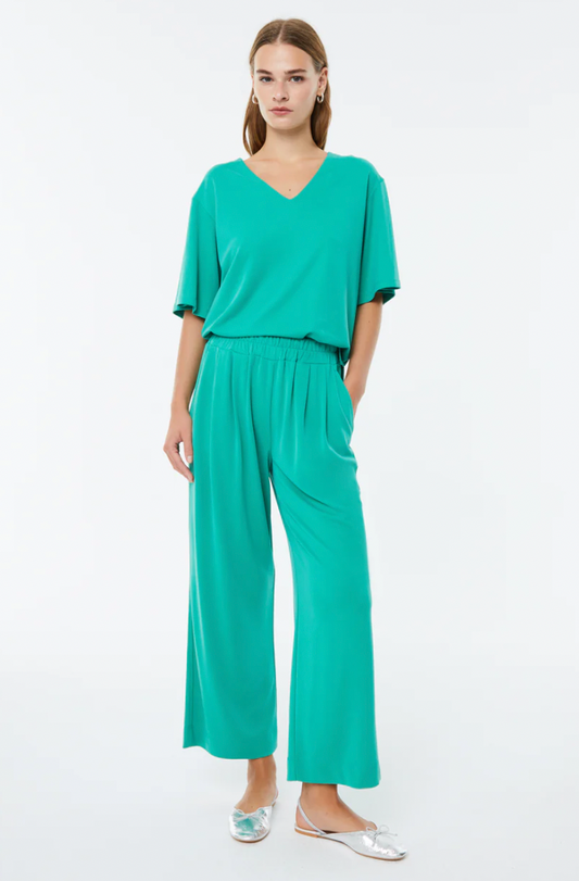 Paz Torras green trouser pants