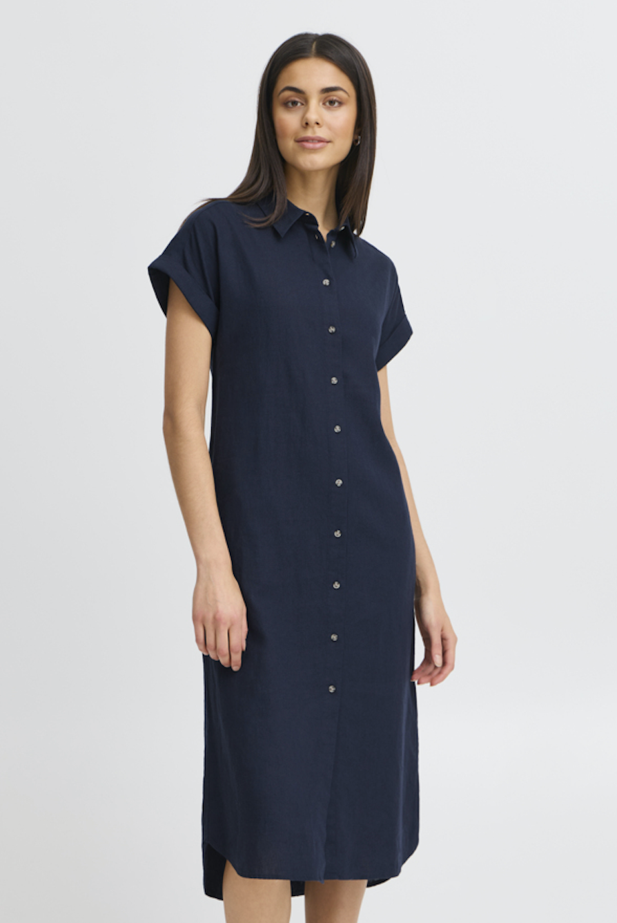Fransa Mallia dress in navy blue