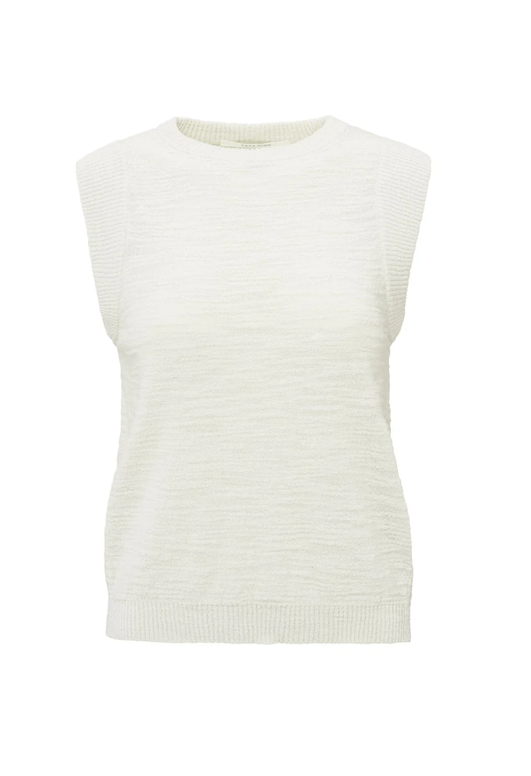Yaya textured sleeveless top