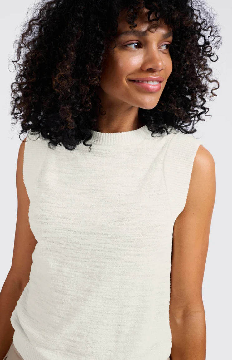 Yaya textured sleeveless top