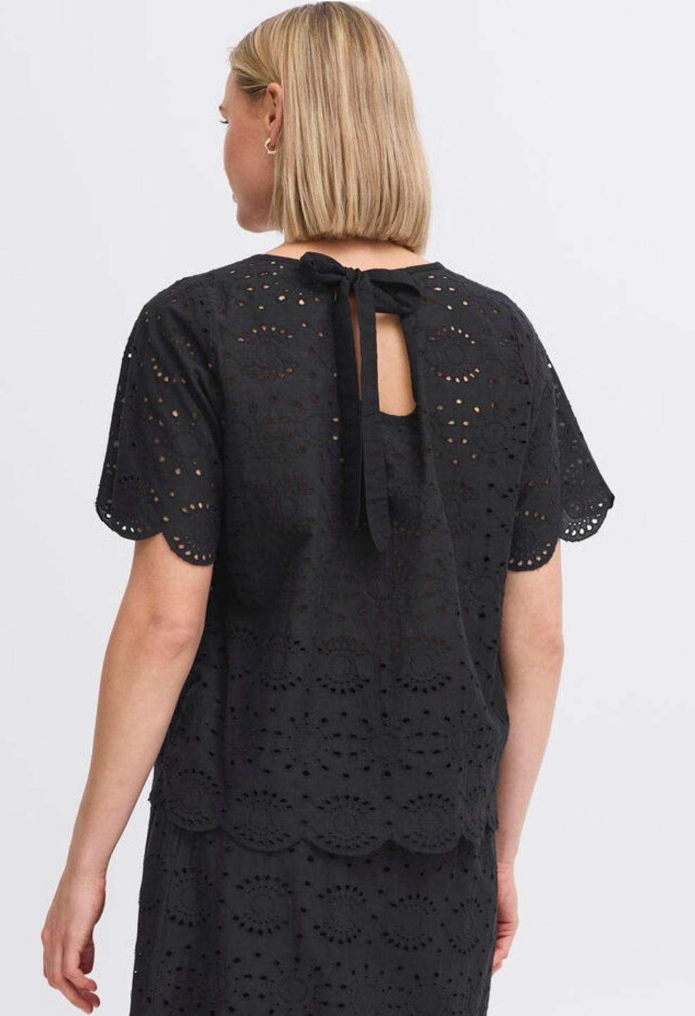 Fransa Angie blouse with tie back