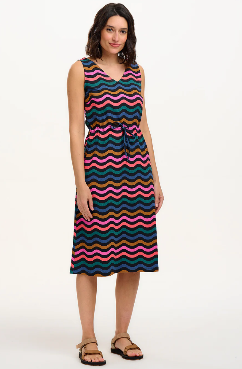 Sugarhill Brighton Gilly jersey midi dress
