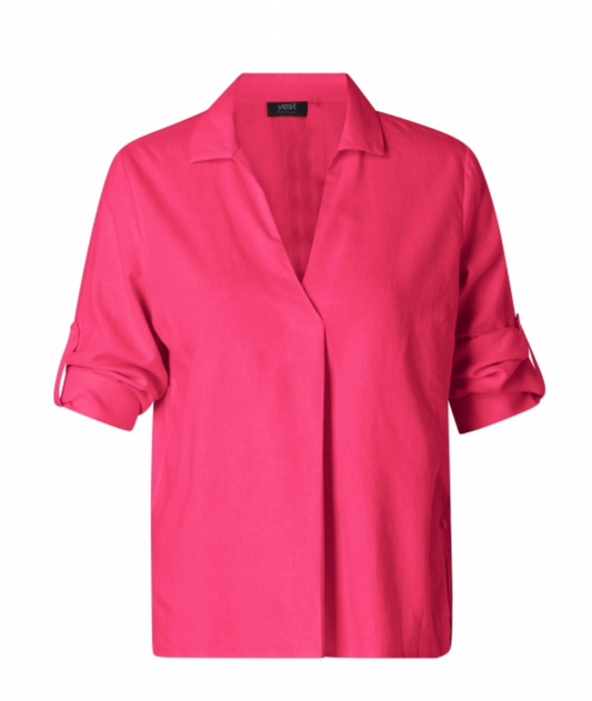 Yest Tabea blouse in fuchsia
