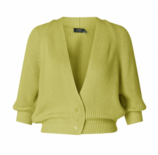 Yest Rivka cardigan in citron