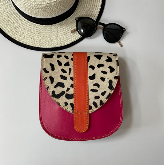 Margot upcycled leather bag