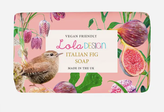 Lola Designs Italian vegan friendly fig soap