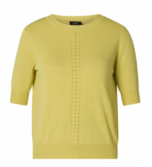 Yest Citric Green short sleeved knit