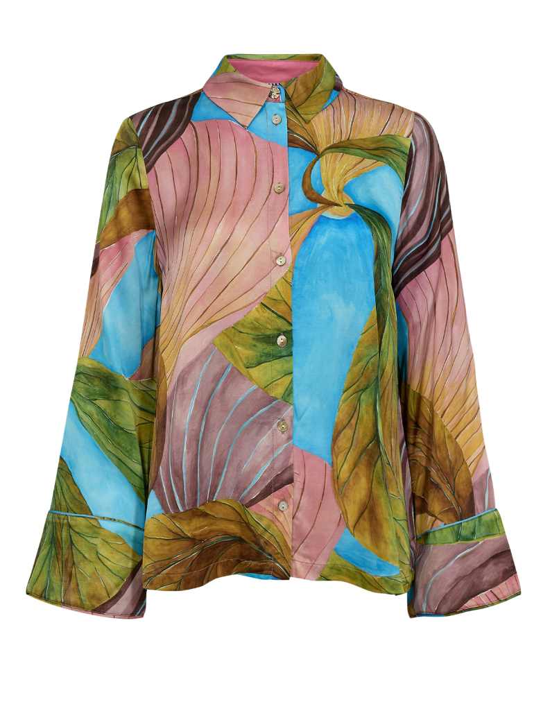 Numph Nujia blouse in aquarius