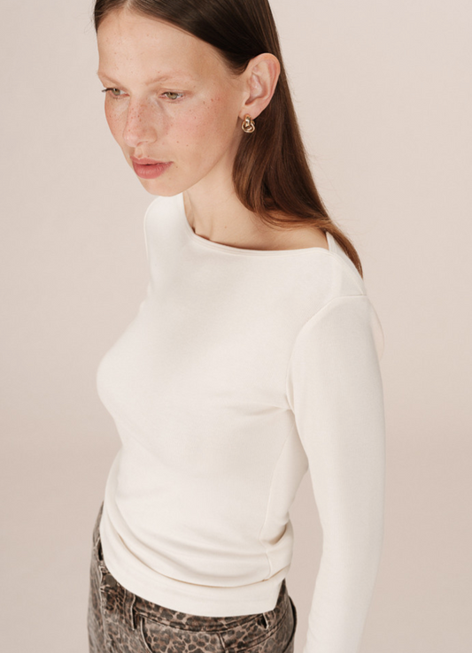 Grace & Mila Stanley top in ivory