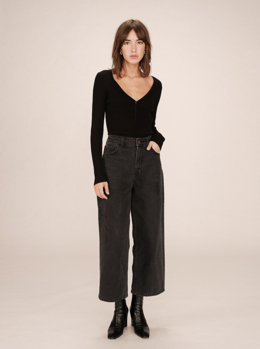 Grace & Mila Jonas black wash trousers