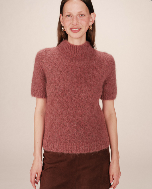 Grace & Mila Saule sweater in terracotta