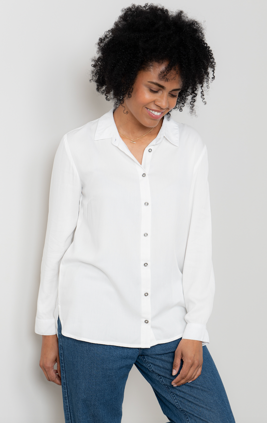 Lily & Me Elm shirt in white