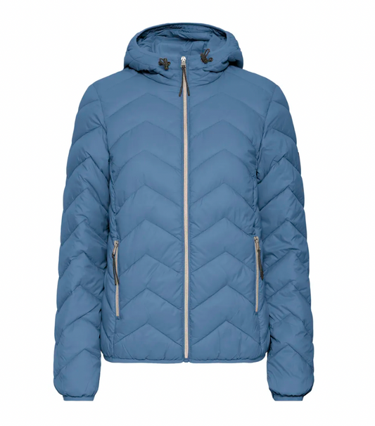 Fransa Padma jacket in Bering Sea blue