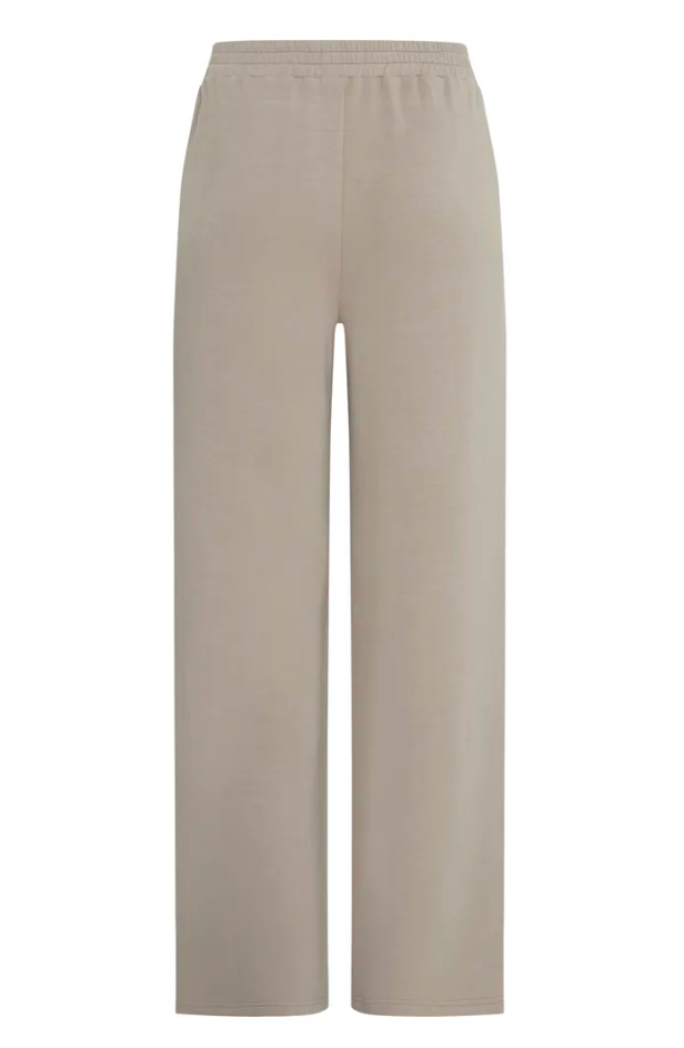Fransa Aurora soft straight trouser in moon rock