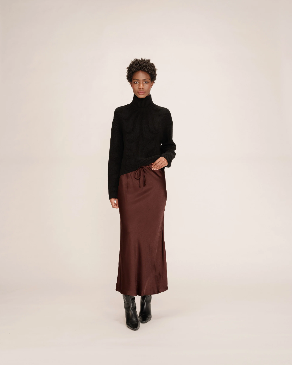 Grace & Mila Talmas chocolate skirt