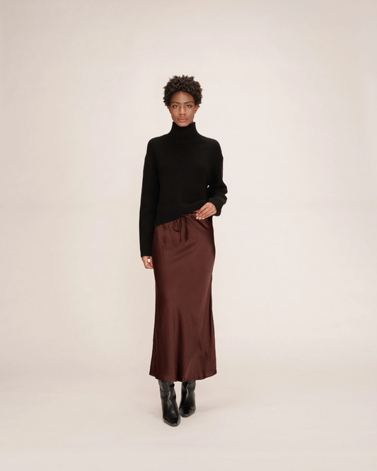 Grace & Mila Talmas chocolate skirt
