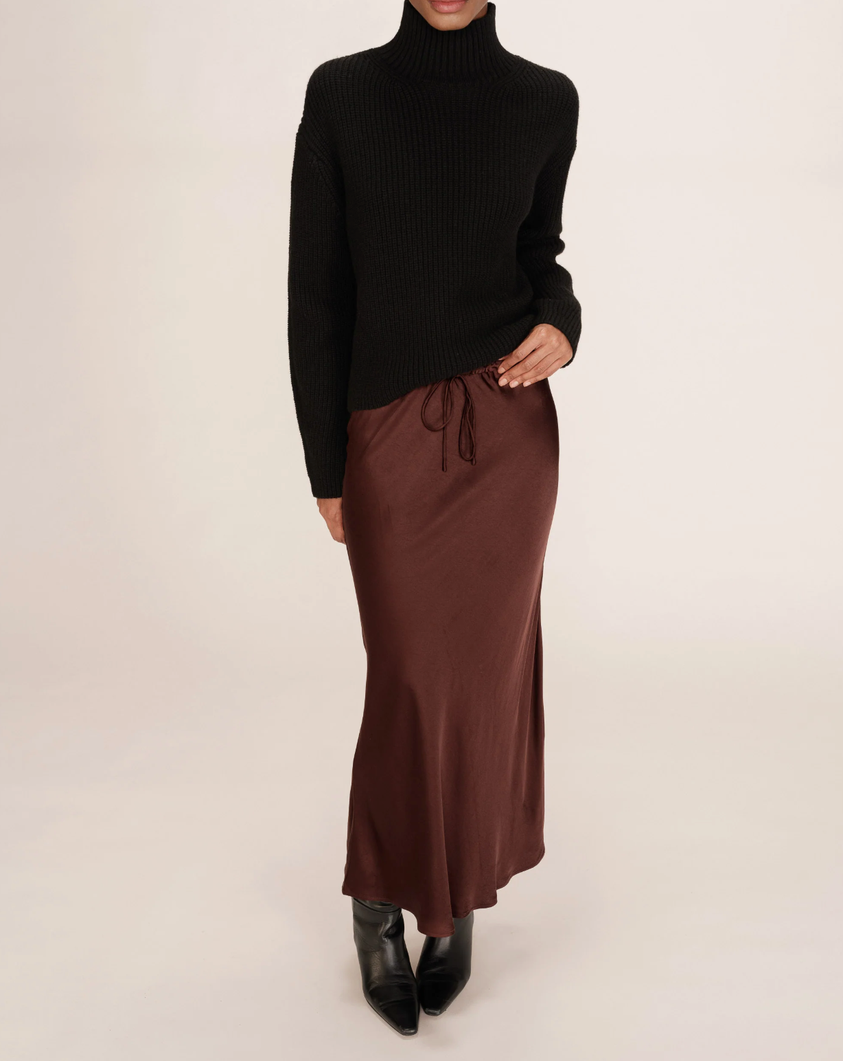 Grace & Mila Talmas chocolate skirt