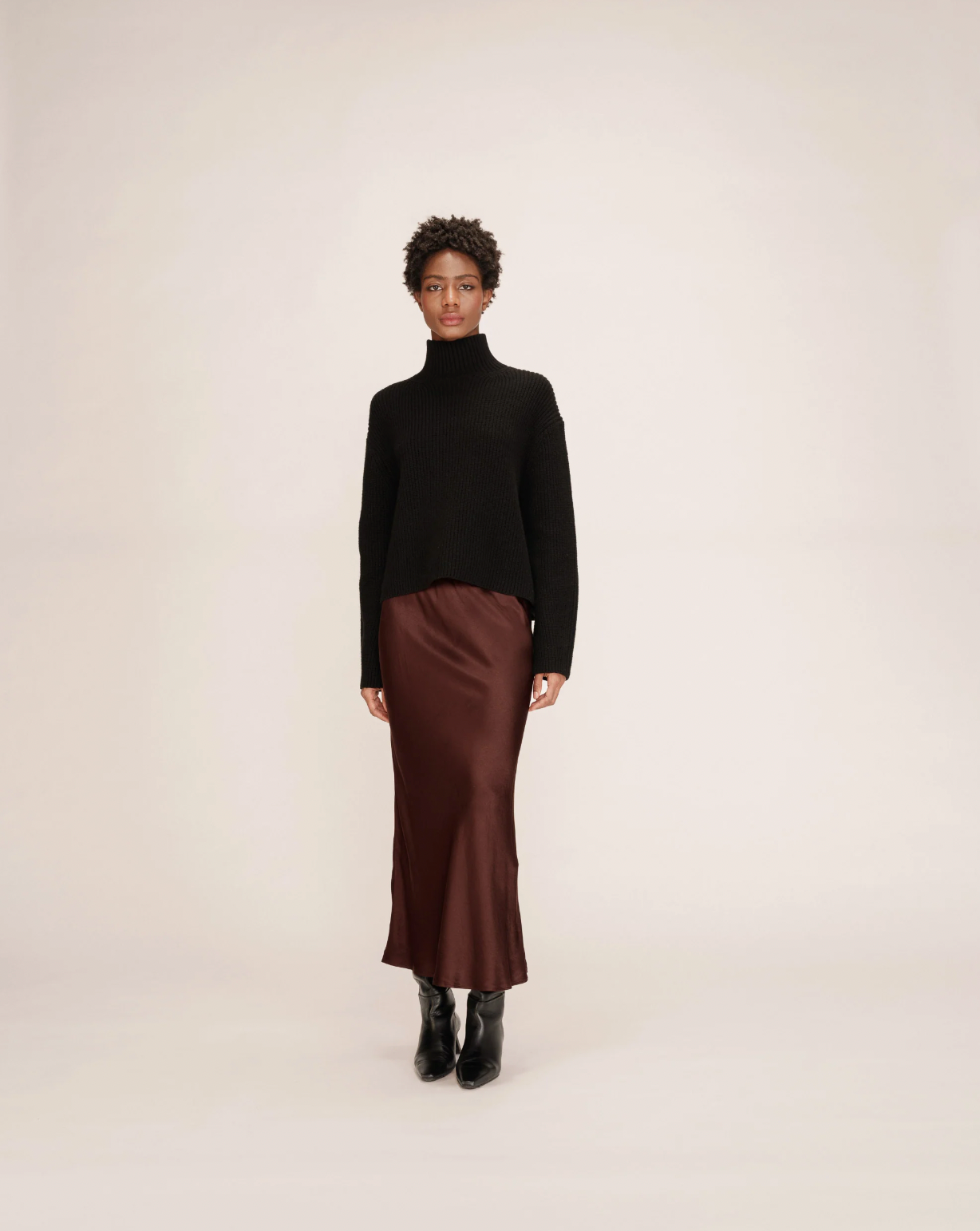 Grace & Mila Talmas chocolate skirt