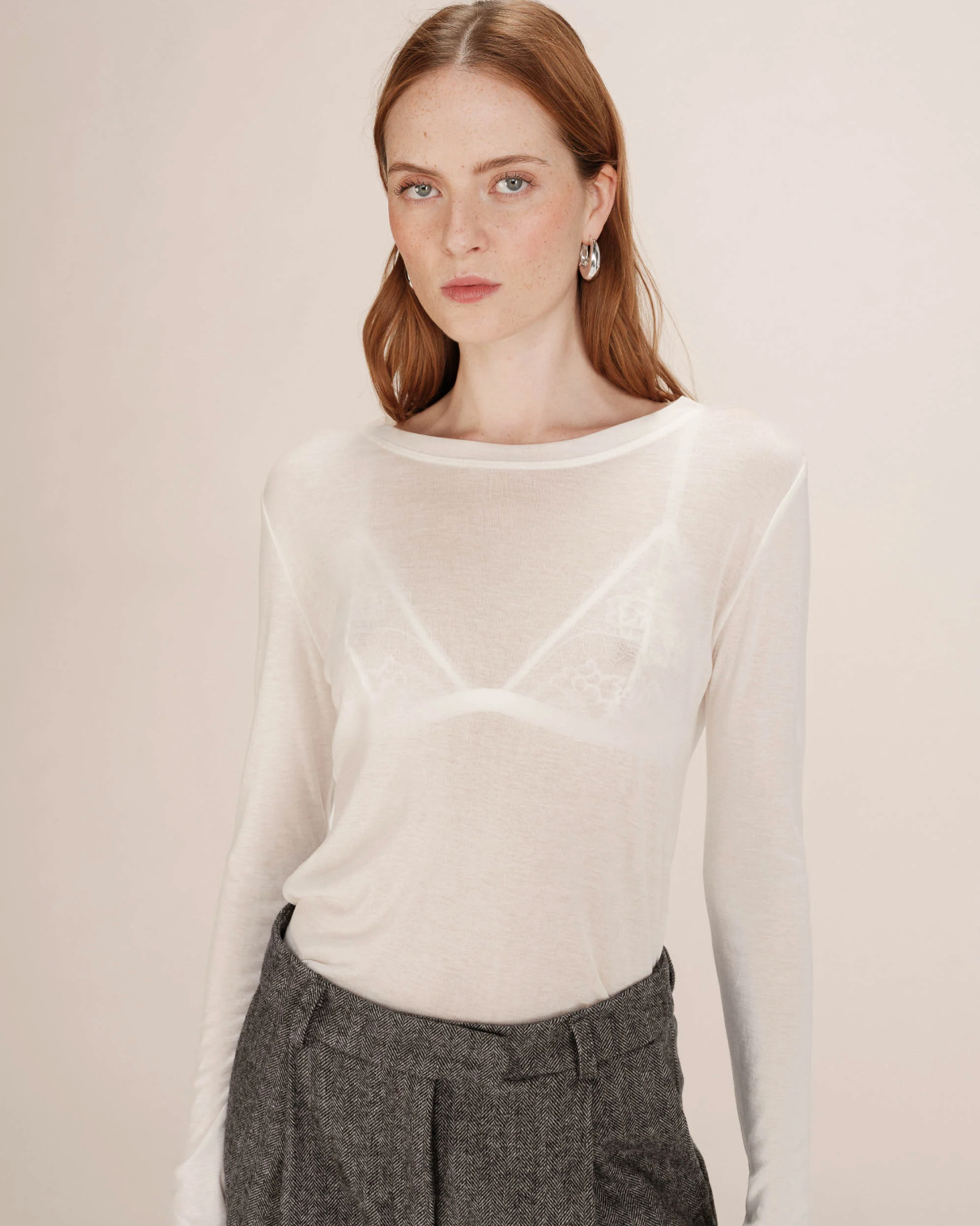 Grace & Mila Toni top in ivory
