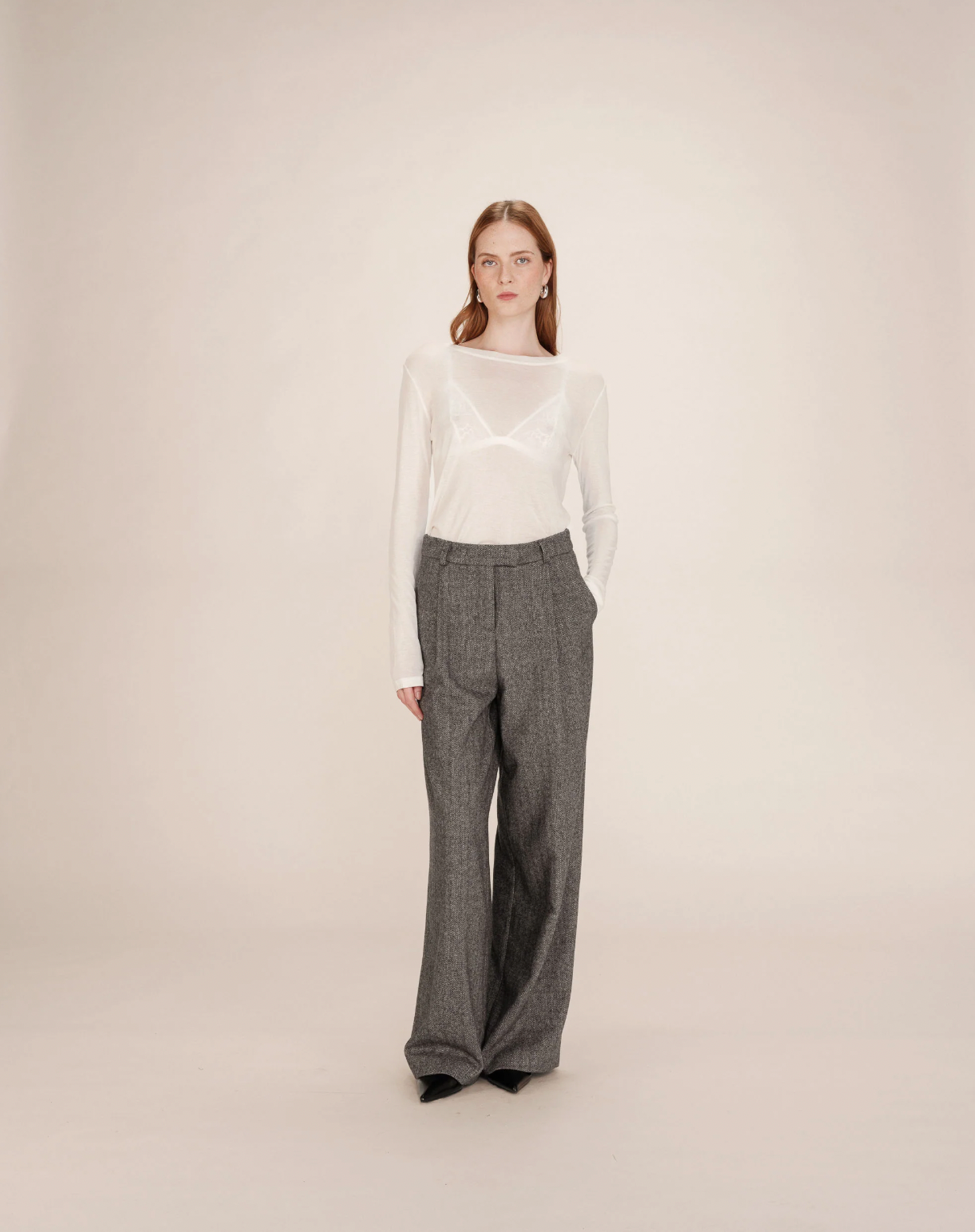 Grace & Mila Toni top in ivory