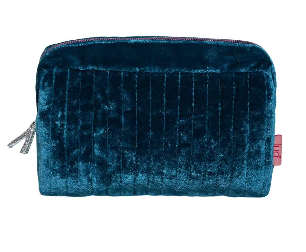 Lua velvet cosmetic make up bag