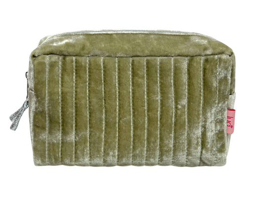 Lua velvet cosmetic make up bag