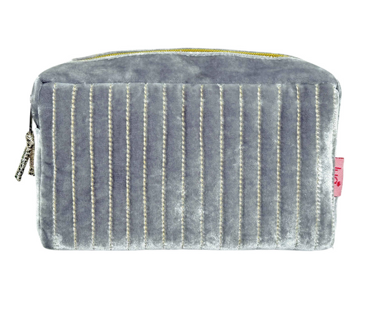 Lua velvet cosmetic make up bag - [shop_name Strathaven] [womens clothing]