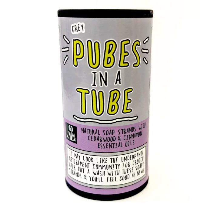 Go La La grey Pubes in a tube