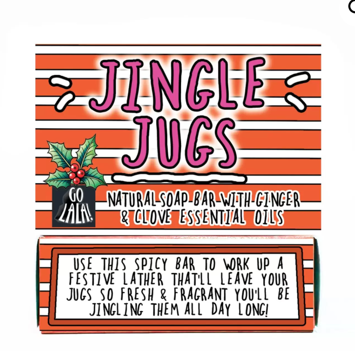 Go La La Jingle Jugs soap bar