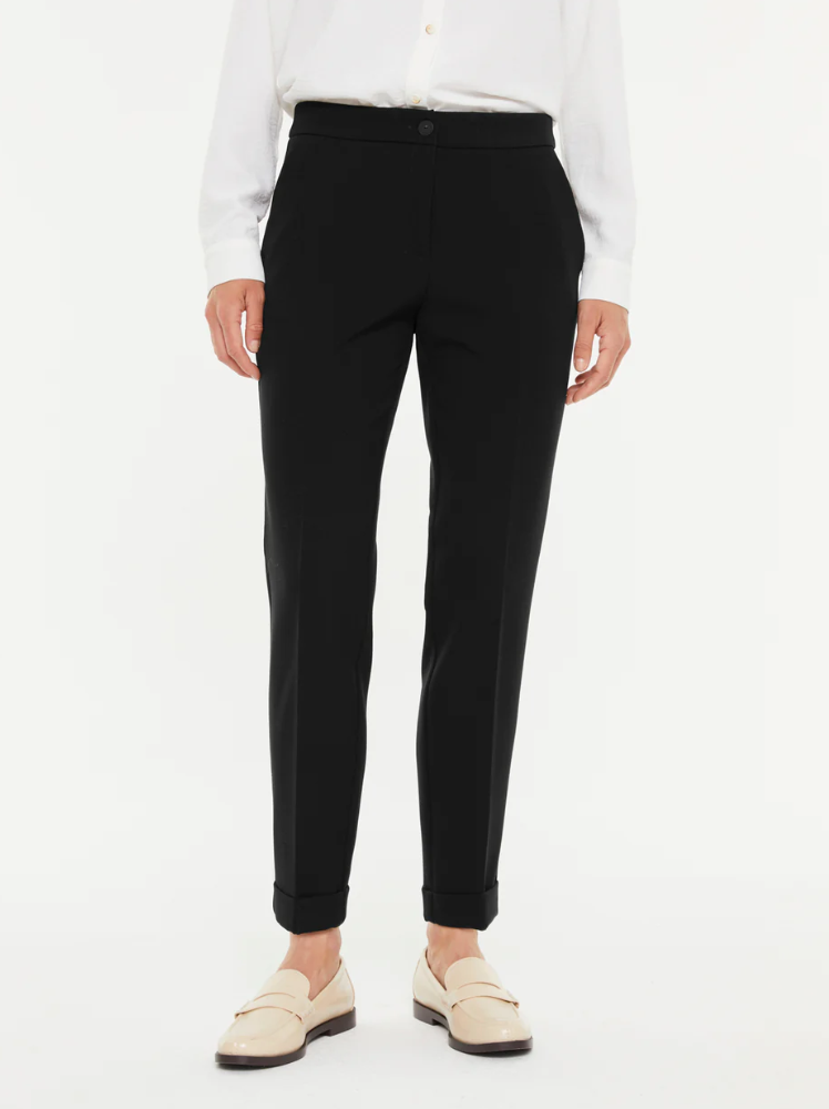 Paz Torras smart, straight black trouser
