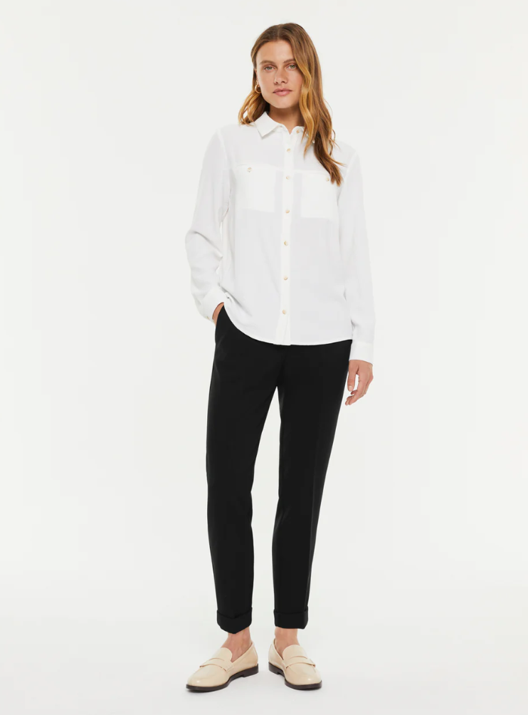 Paz Torras smart, straight black trouser