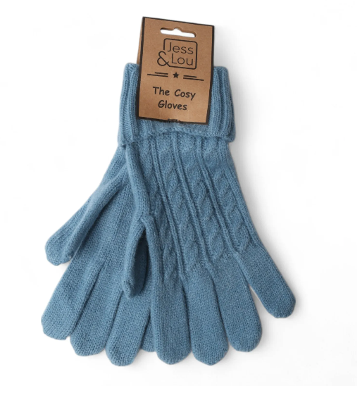 Jess & Lou Cosy Cable knit gloves