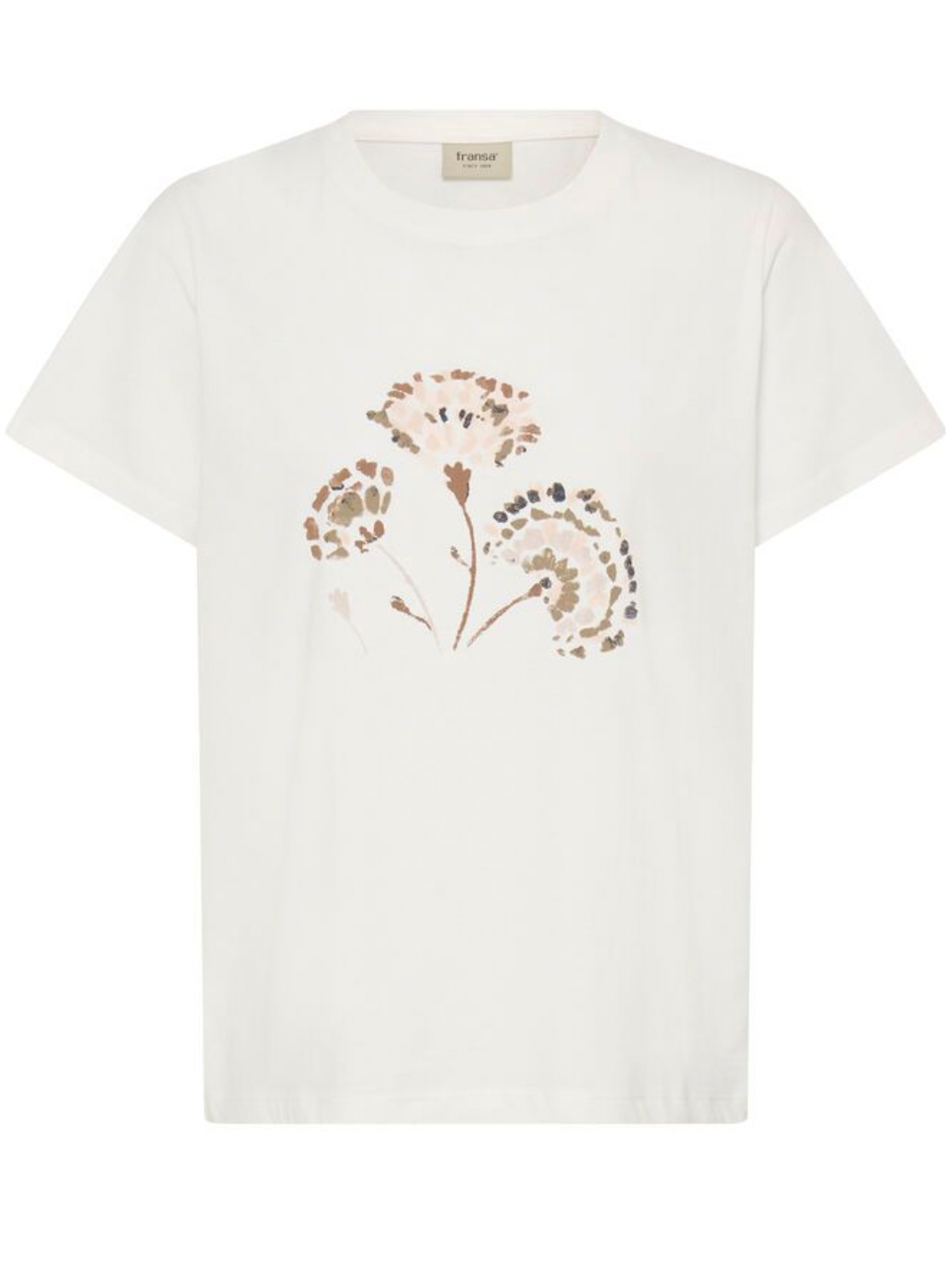 Fransa Kali tee with floral design - [shop_name Strathaven] [womens clothing]