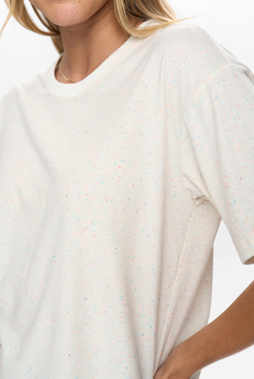 Numph Nuhuby tee with speckle detail - [shop_name Strathaven] [womens clothing]