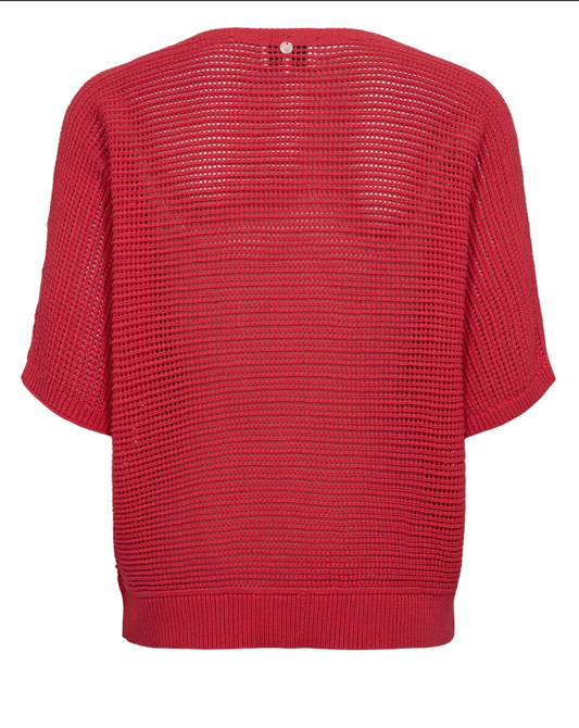 Numph Nuerikka sweater in cayenne red - [shop_name Strathaven] [womens clothing]