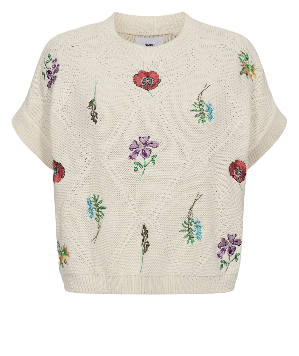 Numph Nuamie sweater in pristine - [shop_name Strathaven] [womens clothing]