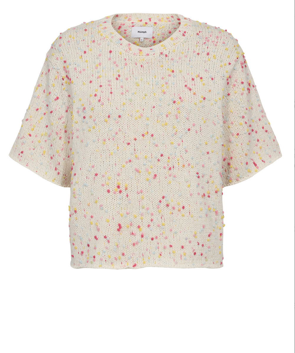 Numph Nunepsa sweater in pristine - [shop_name Strathaven] [womens clothing]