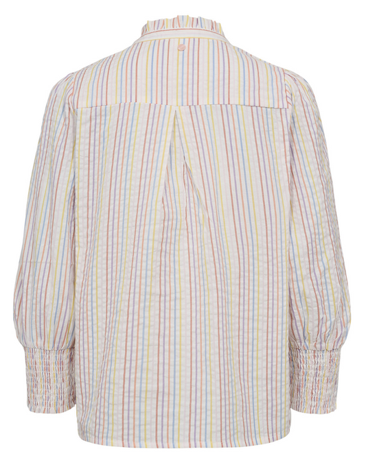 Numph Nutashia shirt in popcorn - [shop_name Strathaven] [womens clothing]