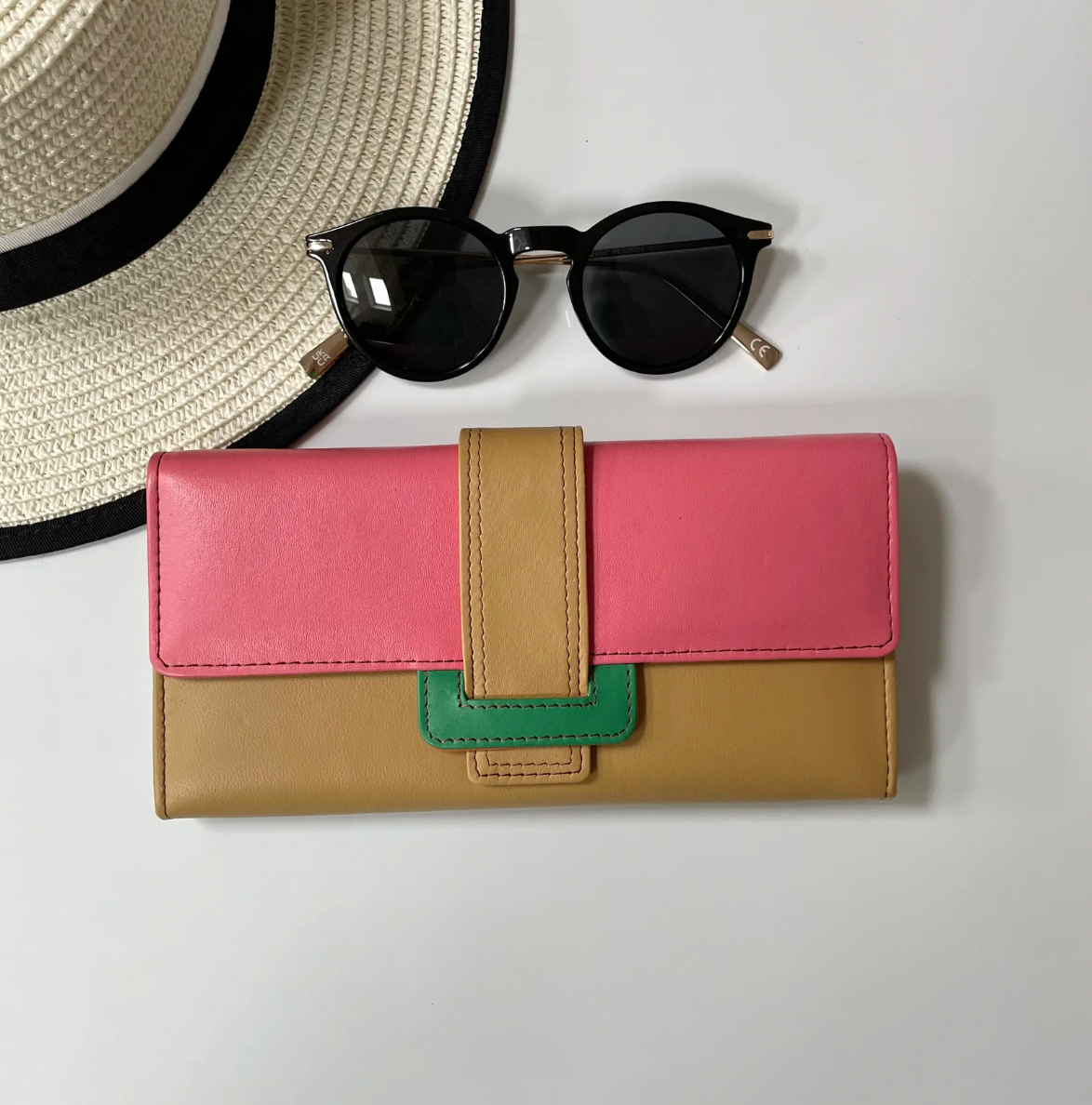 Esme upcycled leather purse - [shop_name Strathaven] [womens clothing]