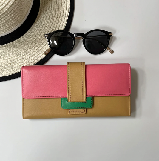 Esme upcycled leather purse - [shop_name Strathaven] [womens clothing]