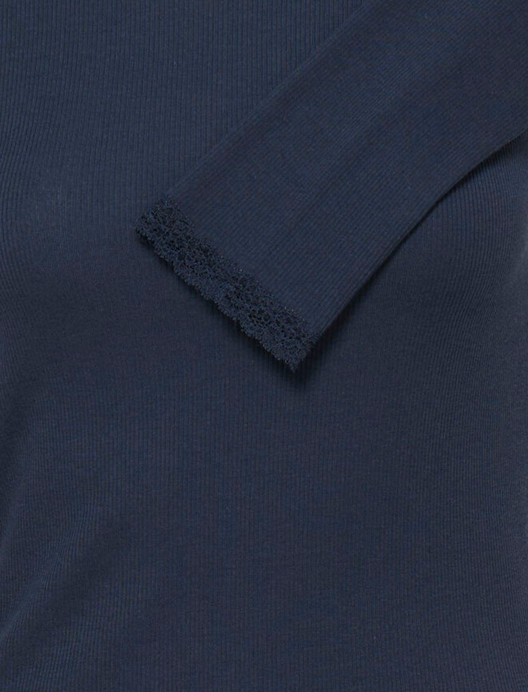 Fransa Hizamond top in dark peacoat navy - [shop_name Strathaven] [womens clothing]