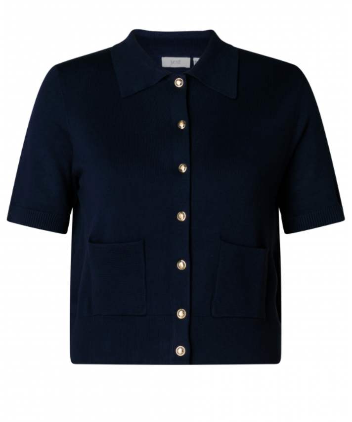 Yest Ilira cardigan in navy - [shop_name Strathaven] [womens clothing]
