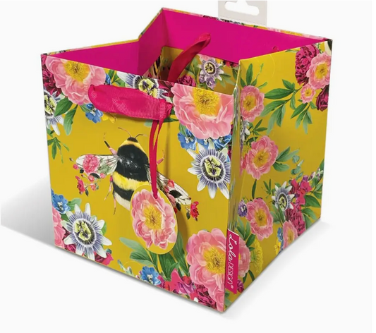 Botanical bee small gift bag - [shop_name Strathaven] [womens clothing]