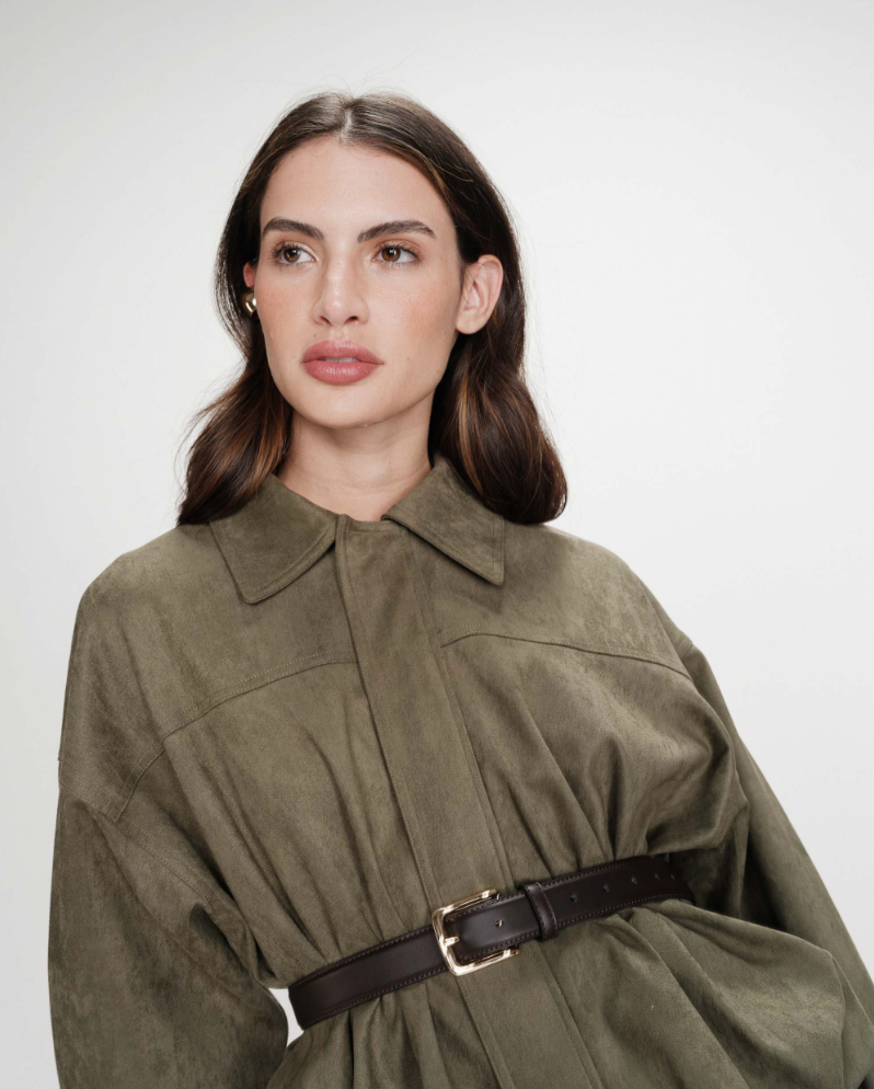 Grace & Mila Suedine khaki verve jacket